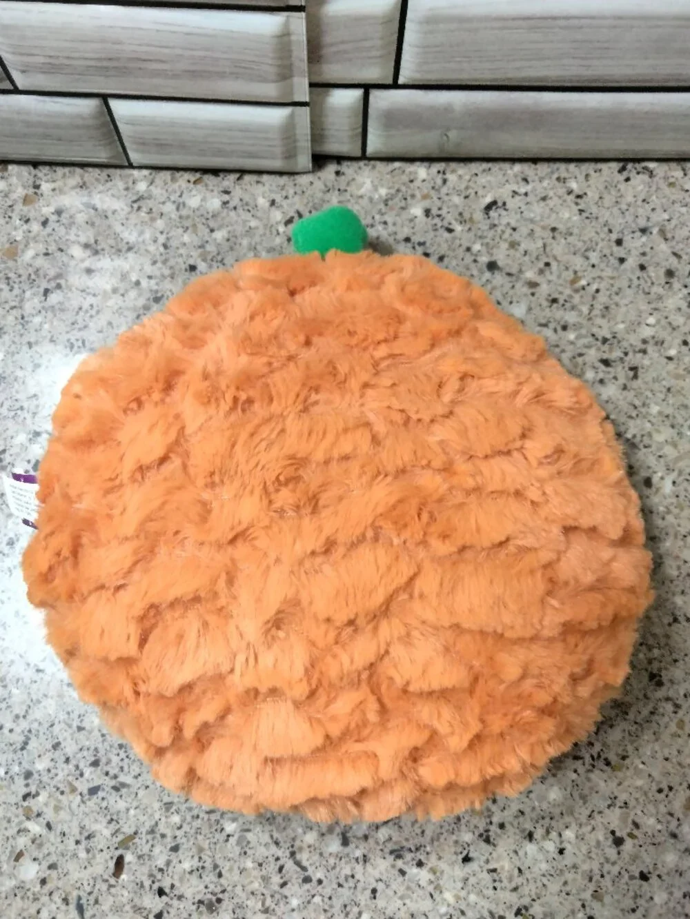 New Plush Pumpkin Jack O' Lantern Dog Toy